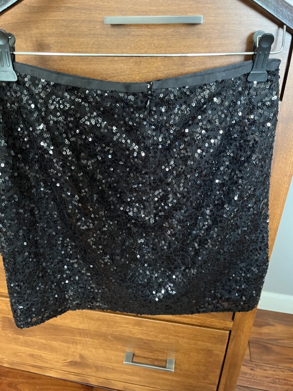 J. Crew Black Sequin Mini Skirt - Picture 3 of 6